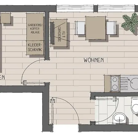 アパート Apartmenthaus Moewenschrei *